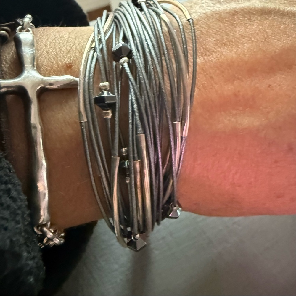 Silpada 925 Sterling Silver Multi Strand Bracelet - Picture 2 of 13